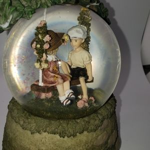 VTG Musical Snow Globe Westland Kim Anderson 6223 "FOREVER YOUNG" Still Works!